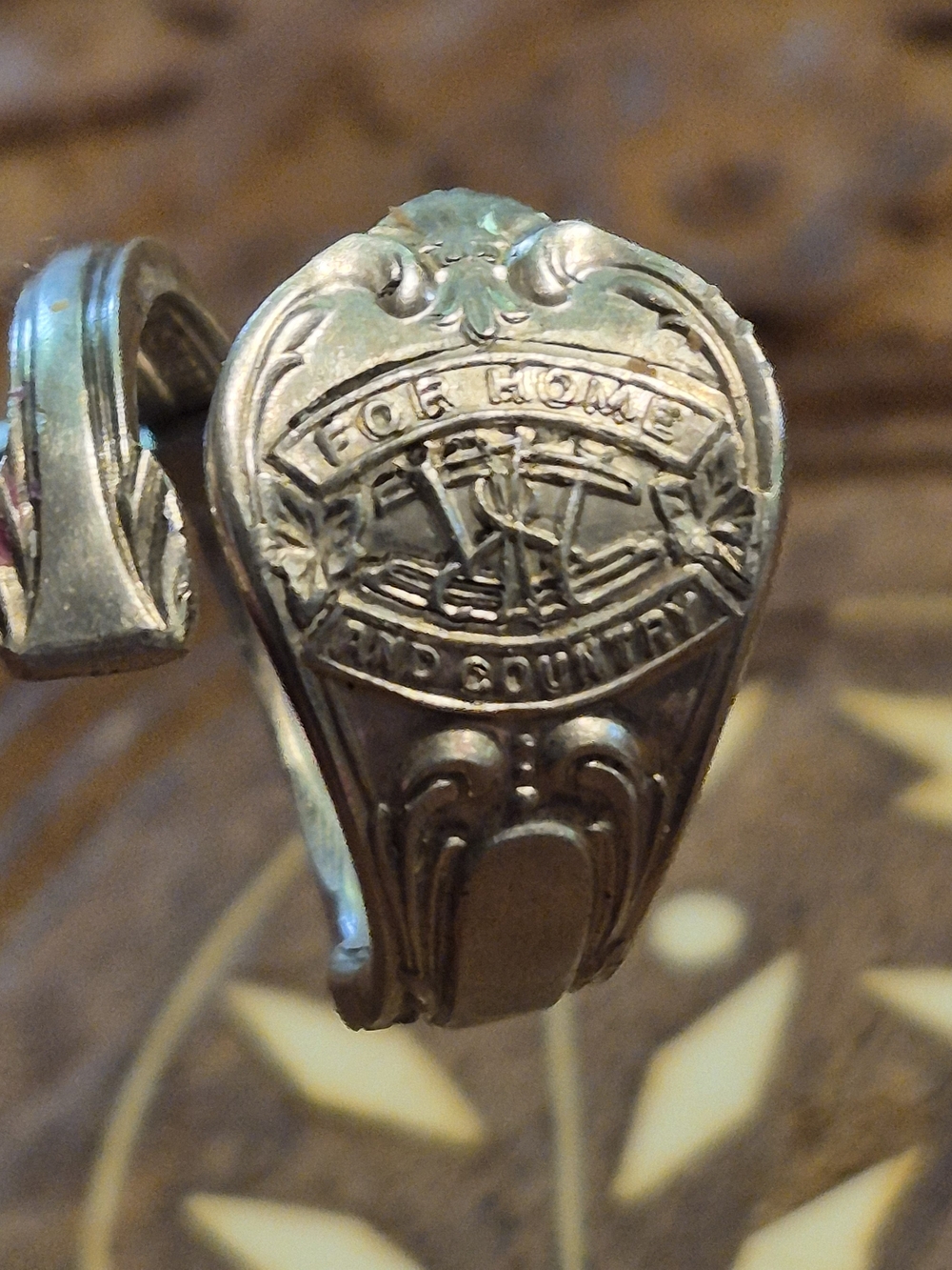 Sterling Silver Spoon Ring